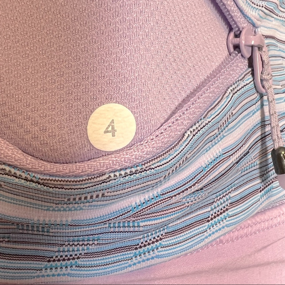 Lululemon Pace Rival Skirt II in Lilac/Wave Twist Lilac Caspian Blue 4 Tall - Picture 8 of 16